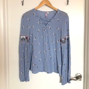 Light Blue Blouse